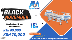 Hospital bed 3 Crank